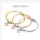 Luxury Designer Fashion Stainless Steel 18K Gold Plated Brand Jewelry Love Nail Bracelet bangle For Women And Men