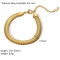 2024 Summer New Ins 18k Gold Plated Stainless Steel High quality Gypsy Double Stretch Gold And Silver Waterproof Bracelet
