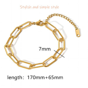 2024 women nice bracelet jewelry stainless steel 18k gold plated non tarnish bangle bracelet mixed designs in stock