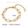 2024 women nice bracelet jewelry stainless steel 18k gold plated non tarnish bangle bracelet mixed designs in stock