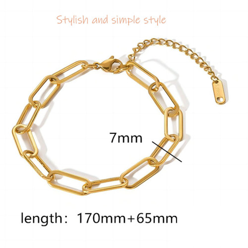 2024 women nice bracelet jewelry stainless steel 18k gold plated non tarnish bangle bracelet mixed designs in stock