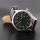 Custom oem minimalist luminous genuine luxury brand dial movement mens wristwatches leather straps watch