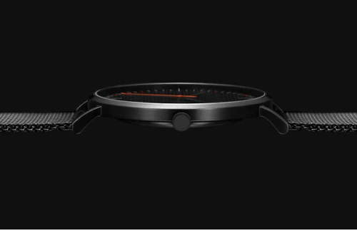 fashion quartz wristwatch high quality 304 stainless steel black cheap watches men wrist