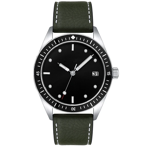 Mnimalist custom fashion brand your name dress watch men