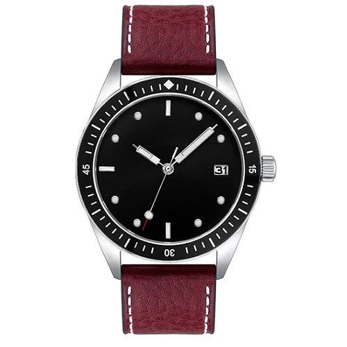 Mnimalist custom fashion brand your name dress watch men