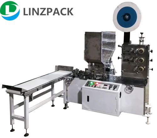 Single paper straw packaging machine