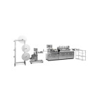 High speed six cutting knives paper straw making machine