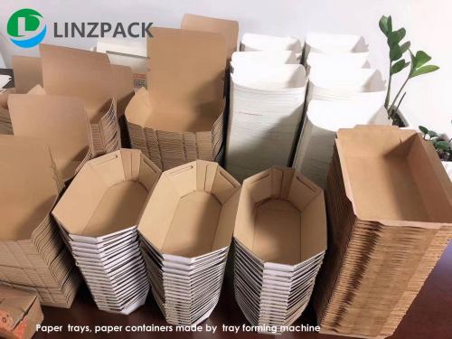 Paper burger box making machine