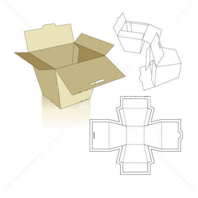 Paper burger box making machine