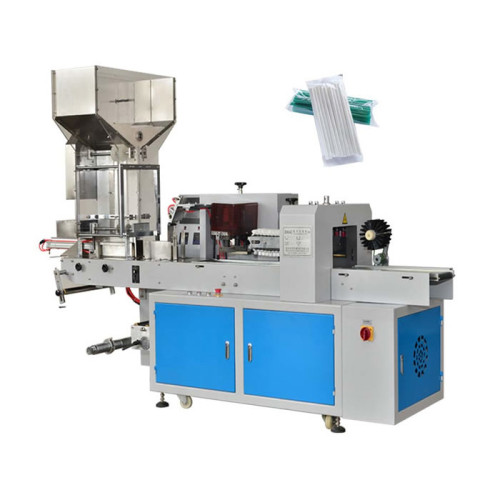 Bulk paper straw packaging machine