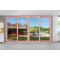 80/66 elegant waterproof aluminum sliding window&doors widely use in  villa house apartment