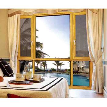 100 Thermal break Casement Window with mosquito net