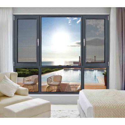 120 Thermal break Casement Window with mosquito net