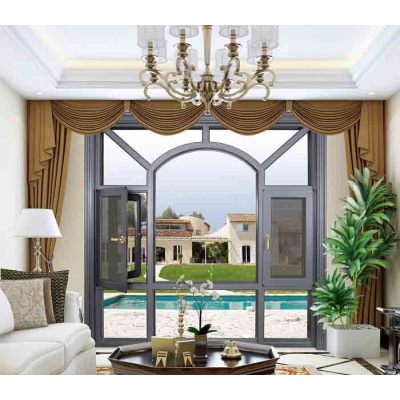 150 Thermal break Casement Window with mosquito net