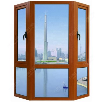 New Design Australia Standard  Aluminium Frame Double Glass Bay and Bow Window  For Sale