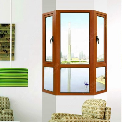 New Design Australia Standard  Aluminium Frame Double Glass Bay and Bow Window  For Sale