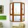 New Design Australia Standard Aluminium Frame Double Glass Bay and Bow Window For Sale