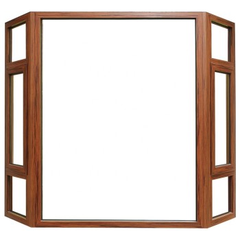 Aluminum Exterior Anti-noise Glass French Double Sash window