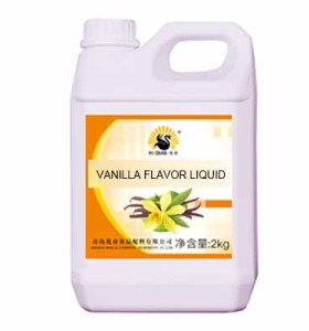 Concentré liquide aromatisé à la vanille