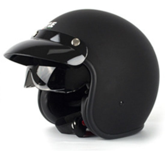 vintage open face helmet