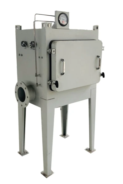 Single Stage Safe Change H14 BIBO System HEPA Filter Housing Unit with PAO Charging Port-Bag In Bag Out