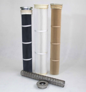 Pleated Dust Collector Filters, Cartridge Dust Collector Polyester Replacement Filter