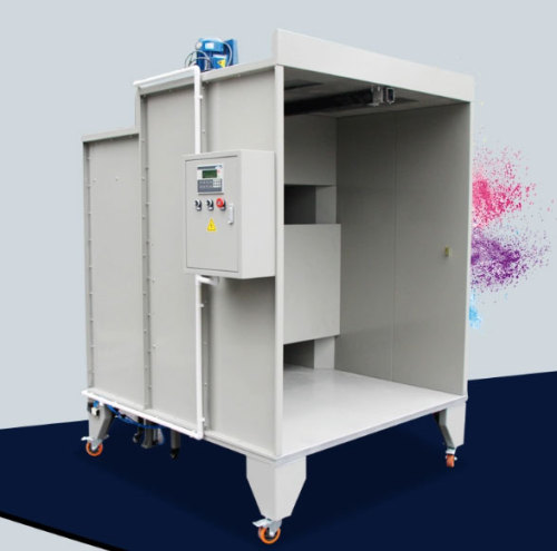 L Powder Coating Recovery Booths Filter System, Cartridge Filter Powder Coating Booth, Powder Paint Booth