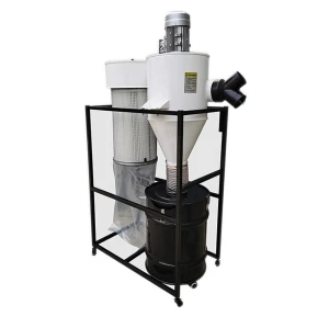 Woodworking Cyclone Dust Collector, 2 Stage Dust Collector, 2HP Dust Collection System-Manual Cleaning