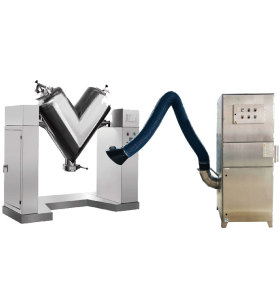 V Blender Machine Dust Collector, V-Type Mixer  Dust Control Machine, V-Blending Dust Extractor
