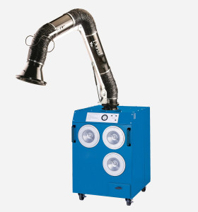 Donaldson Type Torit Easy-Trunk Fume Collector, Fume Extractor with Flexible Arms, Mist Collector