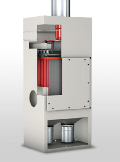 KELLER VARIO ECO Type Dust Collector-For Highly Effective, Energy-efficient Dry Separation of Fine Dust