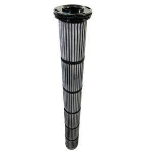 Pleated Rod Filter For De-dusting in Hot Rolling Mill and  Steel Mill, Sinter PE Cartridge Filter for Bag Filter Replacement