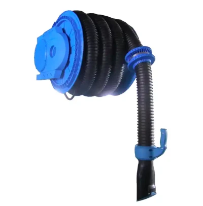 Spring Operated Hose Reels Exhaust System for Car Repairing Shop, Vehicle Exhaust Hose Reels