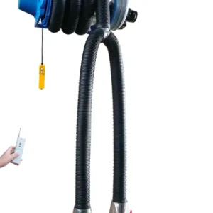 Automatic Motorized Hose Reel for Exhaust Fume Extraction, Retractable Exhaust Hose Reels for Vehicle Shop