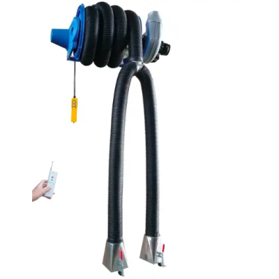 Automatic Motorized Hose Reel for Exhaust Fume Extraction, Retractable Exhaust Hose Reels for Vehicle Shop
