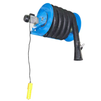 Automatic Motorized Hose Reel for Exhaust Fume Extraction, Retractable Exhaust Hose Reels for Vehicle Shop