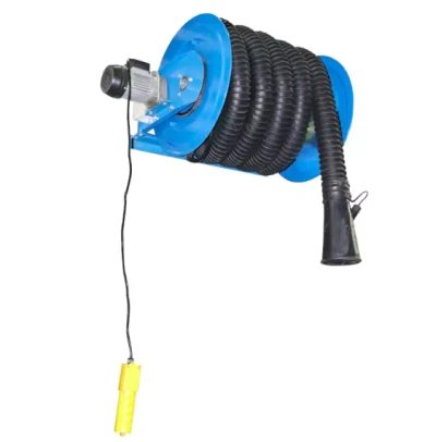 Automatic Motorized Hose Reel for Exhaust Fume Extraction, Retractable Exhaust Hose Reels for Vehicle Shop