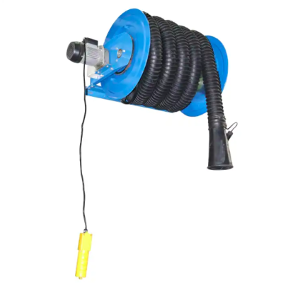 Automatic Motorized Hose Reel for Exhaust Fume Extraction, Retractable Exhaust Hose Reels for Vehicle Shop