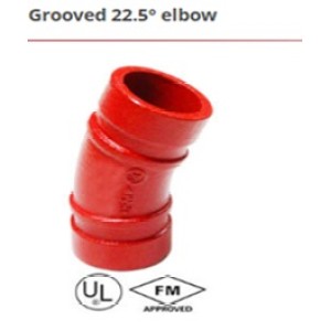 Grooved 22.5 elbow