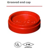 Grooved drain cap with concentric hole