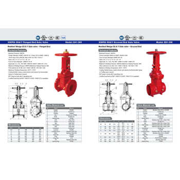 300PSI  OS&Y Flanged End Gate Valve