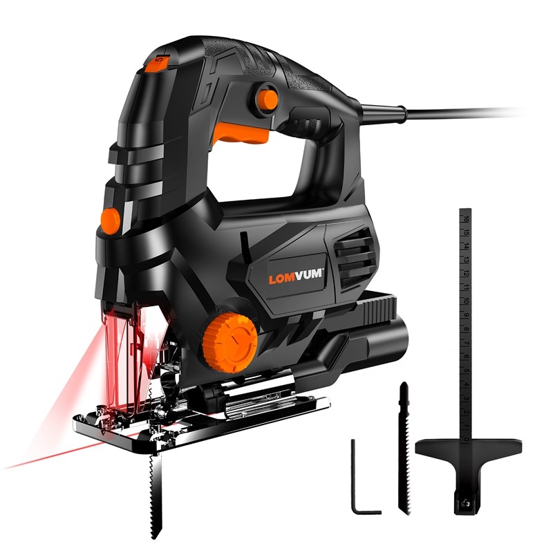 800W Laser Woodworking Power Jig Saw Machine | LOMVUM