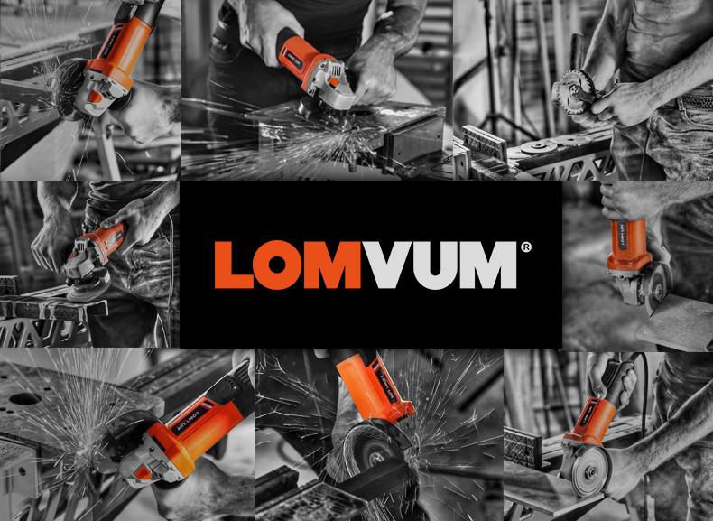 LOMVUM Multifunctional Professional Electric Angle Grinder