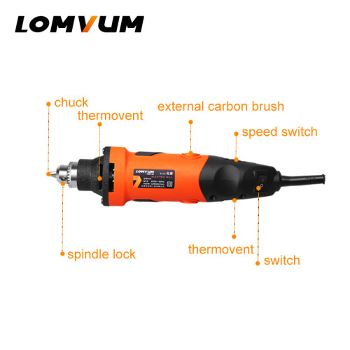 400W Mini Electric Grinder Multi-function Angle Grinder DIY Creative Drill Grinding Machine