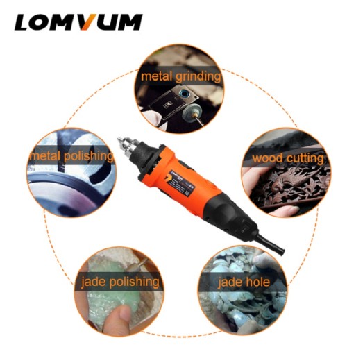 400W Mini Electric Grinder Multi-function Angle Grinder DIY Creative Drill Grinding Machine