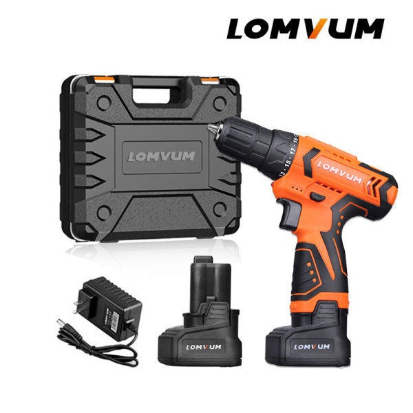 Cordless Screwdriver Power Instruments 24V Double Speed Electric Hand Tools Battery Screwdriver
