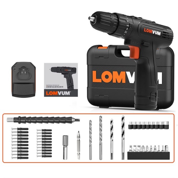 Electric Cordless 2000mAh Lithium-Ion Battery Impact Hammer Drill