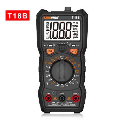T18A/B/C/D/E Intelligent Multimeter 6000 Count Digital High-precision Automatic Multi-function Portable Anti-burn Digital Table