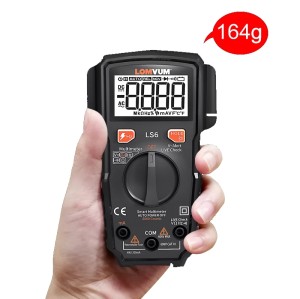 LS6 Intelligent Multimeter High-precision Automatic Multi-function Mini Portable Anti-burn Digital Table.