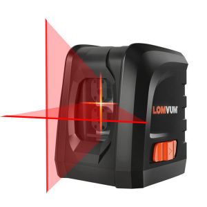 LOMVUM Mini Horizontal and Vertical Cross Line 360 Self-leveling Portable 360 laser level